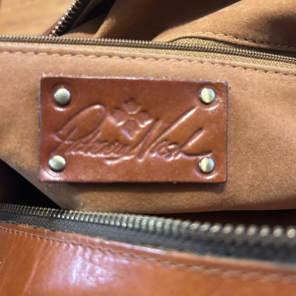 Patricia Nash Kavala Heritage Satchel Handbag in Cognac - Picture 10 of 16